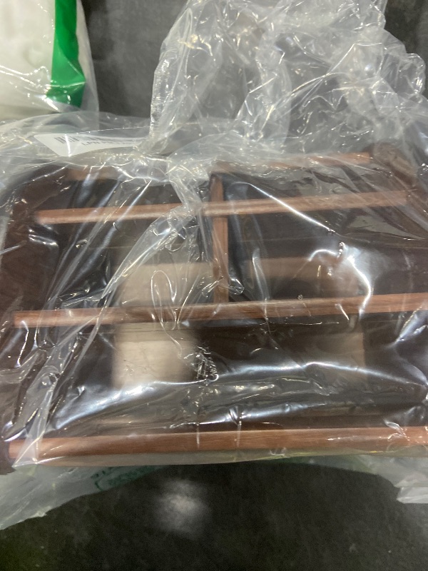 Photo 1 of Siveit Wooden Desktop Organizer with Drawer, Multifunctional Office Supply Storage - Remote Control Caddy Holder