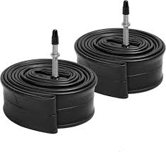 Photo 1 of 2-PCS 24'' Heavy Duty Bike Tubes 24x1.75/2.25 (45/57-507) 48mm Presta Valve with Removable Valve Inner Tubes 24'' Bicyle Tube Compatible with 24x1.75 24x1.95 24x2.125 24x2.20 24x2.25 Bike Tire Tubes