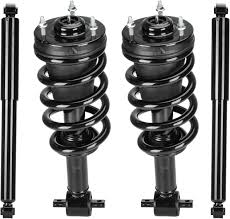 Photo 1 of Front & Rear Strut Shock Assembly w/Coil Spring for Chevy Suburban 1500 07-14, Avalanche 07-13, GMC Yukon & Tahoe 07-19 Only 4WD, Replace 579104 4345073, 4PCS
