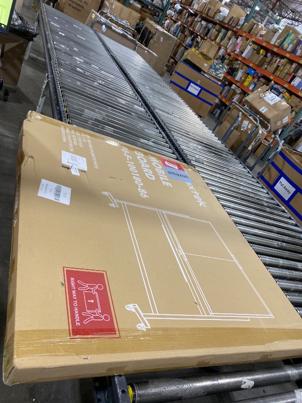 Photo 1 of maxtek Rolling Whiteboard, 72x40 Large Double-Sided White Board Dry Erase on Wheels, Giant Magnetic White Board Standing for Office, School, Home Office, Homeschool(72 x 40)