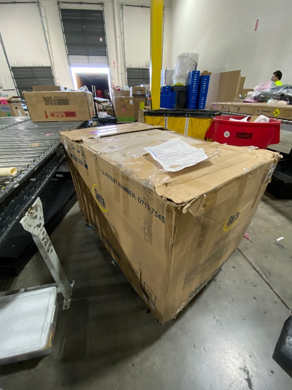 Photo 1 of Serta® Corwin 36" Convertible Accent Chair, Dreamcoil® Comfort, FingerGuard® Pinch Point Protection, Woven Polyester Fabric, RUST