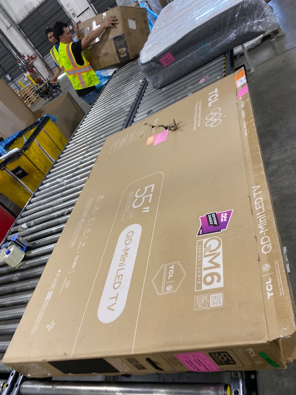 Photo 1 of TCL 55 Inch Class QM6K Series | Mini LED QLED 4K HDR | 55QM6K, 2025 Model | 120HZ-144HZ High Brightness Smart Google TV Dolby Atmos Onkyo Audio | Voice Remote Alexa Gaming Streaming Television