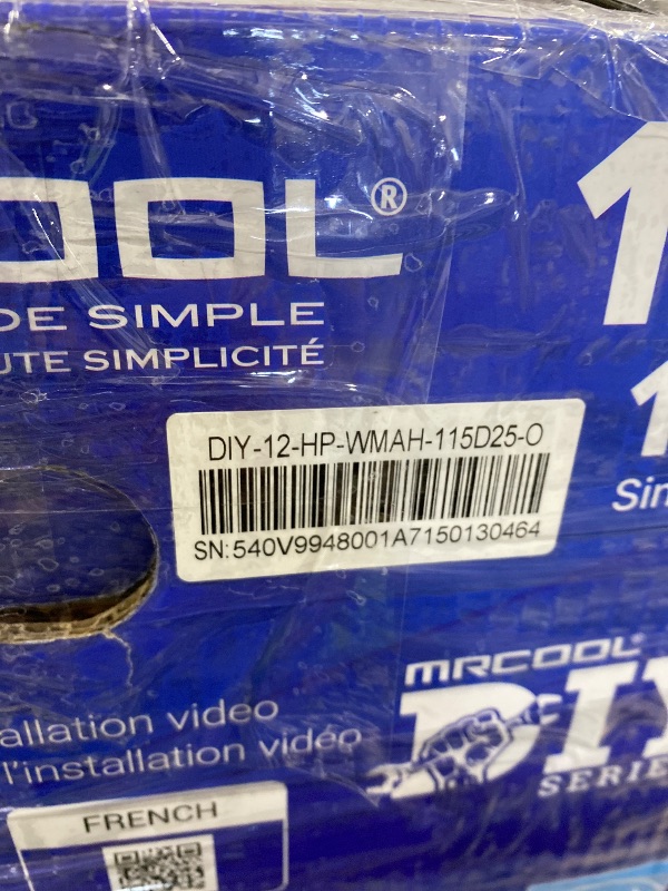 Photo 1 of MRCOOL 12000 BTU 115V Ductless Inverter Mini Split Air Conditioner & Heat Pump System, 5th Gen DIY - Wall-Mounted AC Unit w/ Heating and Cooling for Home, Office & Commercial Space