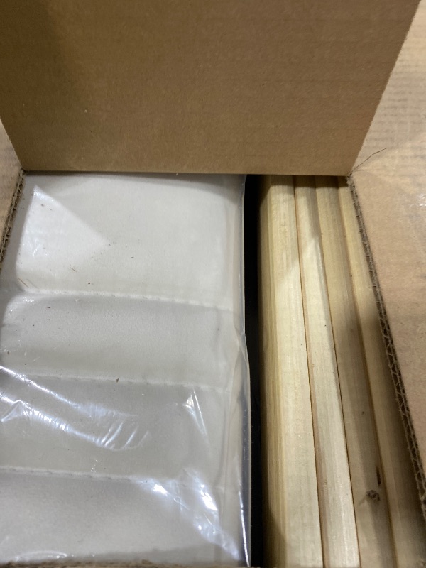 Photo 1 of KING UPHOLSTERED BED FRAME CREME WITH USB 