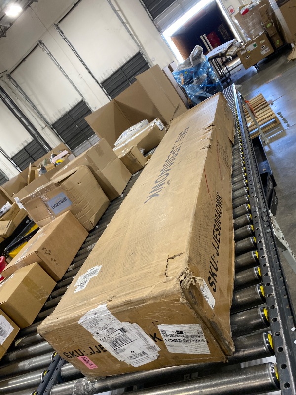 Photo 1 of KING UPHOLSTERED BED FRAME CREME WITH USB 