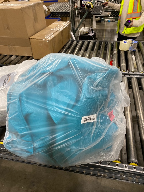 Photo 1 of Amgo 14' x 18' Turquoise Rectangle Sun Shade Sail Canopy Awning UPF50+ AGTAPR1418, 95% UV Blockage, Water & Air Permeable, Commercial and Residential, 3 Years Warranty (We Make Custom Size)