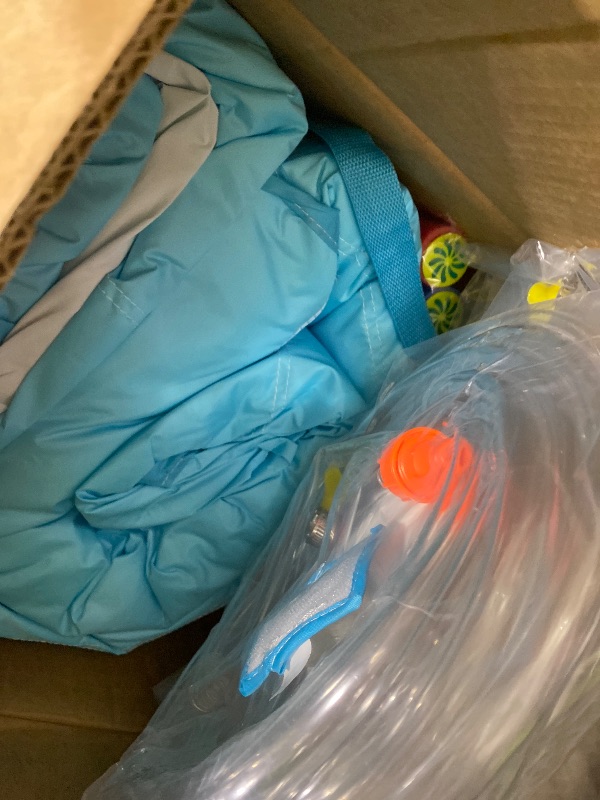 Photo 1 of Garvee Inflatable Bounce House for Kids,14ft x 10ft Indoor Outdoor Bounce Castle 12-in-1 with 450W Blower and Slide, Jump House for Backyard Party Family Gatherings