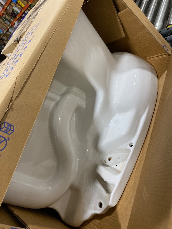 Photo 1 of TOTO C776CEFG Drake Elongated Universal Height Toilet Bowl Only with CeFiONtect - Less Seat Cotton Toilets and Bidets Toilet Bowls Elongated Toilet