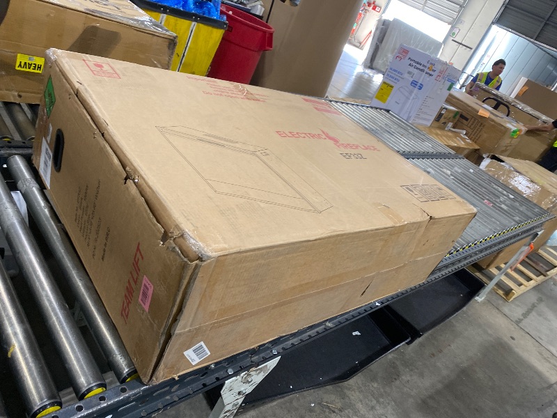 Photo 1 of Dreamflame Electric Fireplace Inserts 36inches Wide, Recessed in Wall Fireplace Heater w/Remote Control, 3 Colors Led Top Light& Realistic Flame w/ 5 Brightness, Thermostat, 750W/1500W, Black