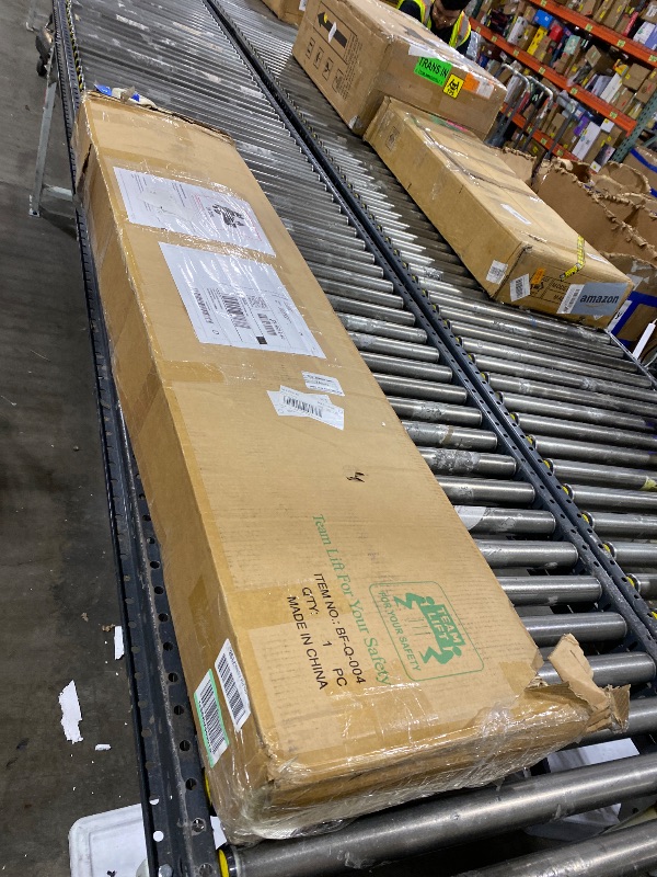 Photo 1 of QUEEN SIZE BED FRAME WITH WOOD HEAD BOARD METAL PLATFORM BED WITH USB CHARGING