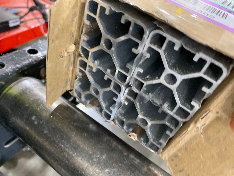 Photo 1 of 4PCS T Slot 4040 Aluminum Extrusion Profile 78.7'',European Standard Anodized Linear Rail for 3D Printer Parts and CNC DIY 2000mm Silver