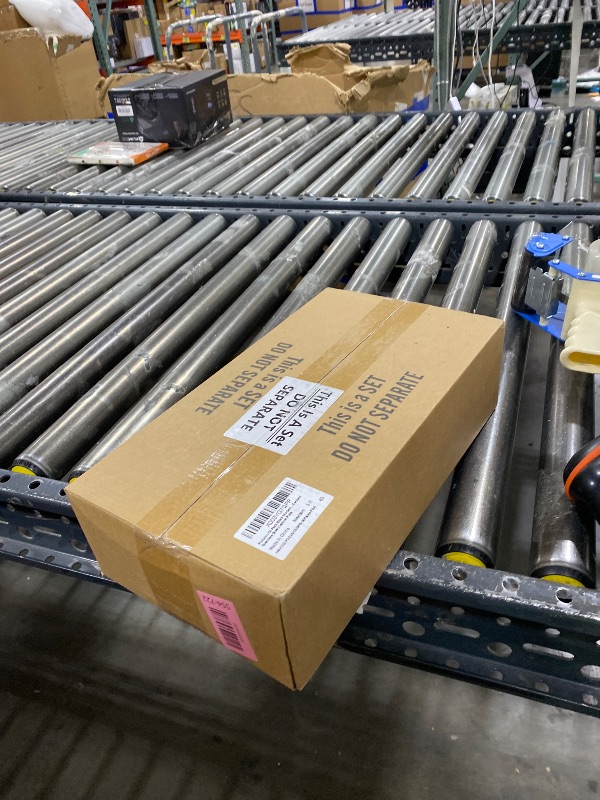 Photo 1 of Probrico Cabinet Handles Stainless Steel Kitchen Drawer Pulls Square Bar Cabinet Hardware for Kitchen Bathroom Cupboard Dresser Black 50 Pack 4 Inch (102mm) Hole Center