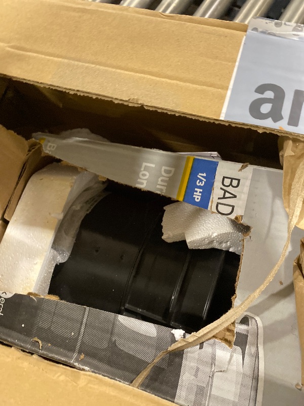 Photo 1 of InSinkErator Garbage Disposal, Badger 1, Standard Series, 1/3 HP Continuous Feed, Black, Waterborne Grey Enamel