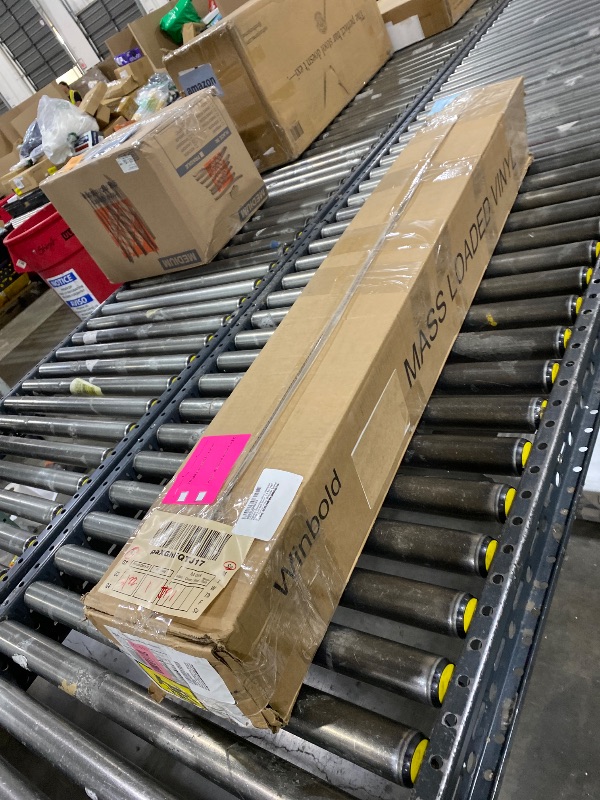 Photo 1 of flybold Soundproofing Material Mass Loaded Vinyl 1.1 Lb Wall Soundproof Floor Outdoor Sound Barrier MLV with Acoustic Noise Barrier for Sound Proof Door Ceiling Cars (1.1 Lb 100 Sq. Ft)