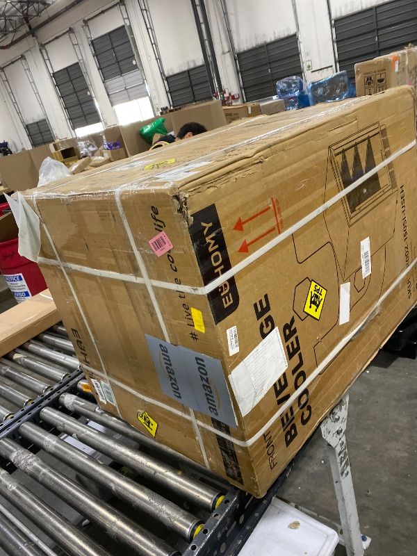 Photo 1 of EUHOMY 24 Inch Beverage Refrigerator, 180 Can Built-in Beverage Cooler, Under Counter Beer Fridge with Glass Door for Soda, Water, Wine - For Kitchen, Bar or Office