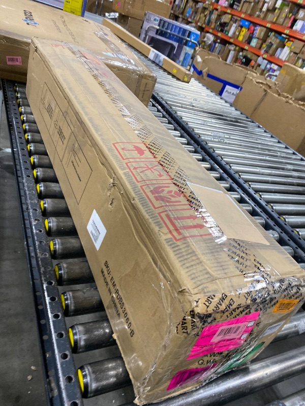 Photo 1 of EMART Backdrop Stand Heavy Duty 10ftx20ft, Adjustable Pipe and Drape Photo Background Support Kit, Metal Frame with Flat Base for Wedding Birthday Party Banquet Decorations-Black