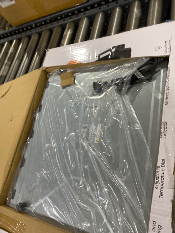 Photo 1 of Chefman Electric Warming Tray with Adjustable Temperature Control, Perfect For Buffets, Restaurants, Parties, Events, and Home Dinners, Large 21” x 16” Glass-Top Surface Keeps Food Hot – Black