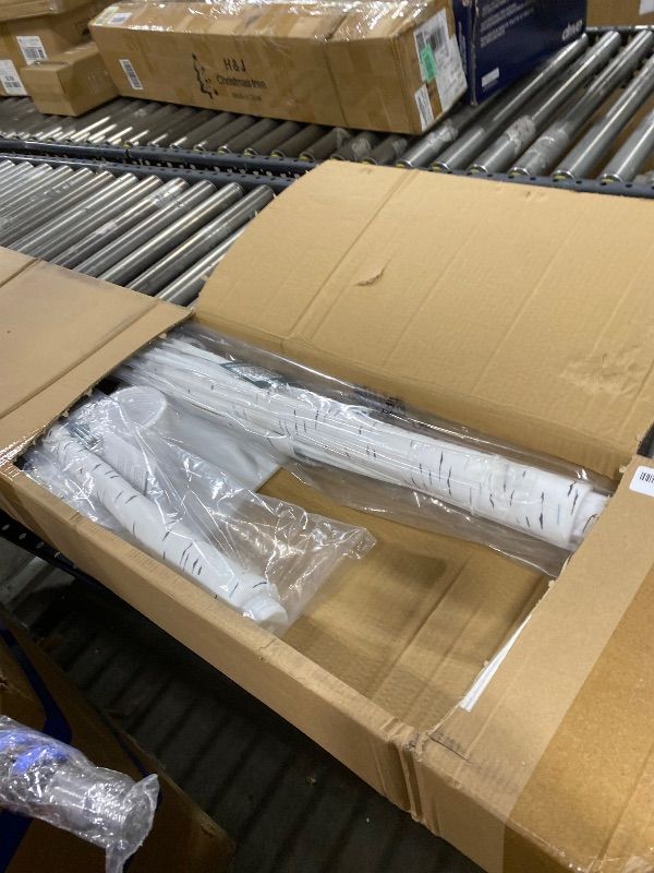 Photo 1 of LIGHTSHARE LED Birch Tree Light Set - 4ft, 6ft, 8ft Trees with Warm White Lights - Indoor Outdoor Christmas Wedding Party Decorations (3-Pack)