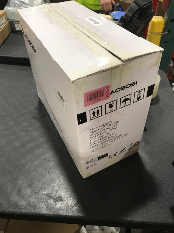 Photo 1 of AAOBOSI Multifunctional Digital Meat Grinder Electric 3000W Max w/ 9 Touch Screen Presets, Auto-Reverse & Built-in Storage -Grinding, Sausage & Kibbe & Grate Cheese Making for Home Use