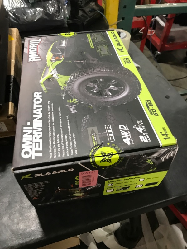 Photo 1 of RIAARIO 1/10 Brushless RC Cars, Monster Truck, 50+ MPH, 4WD, Waterproof, Carbon Fiber, Black, Ages 8+