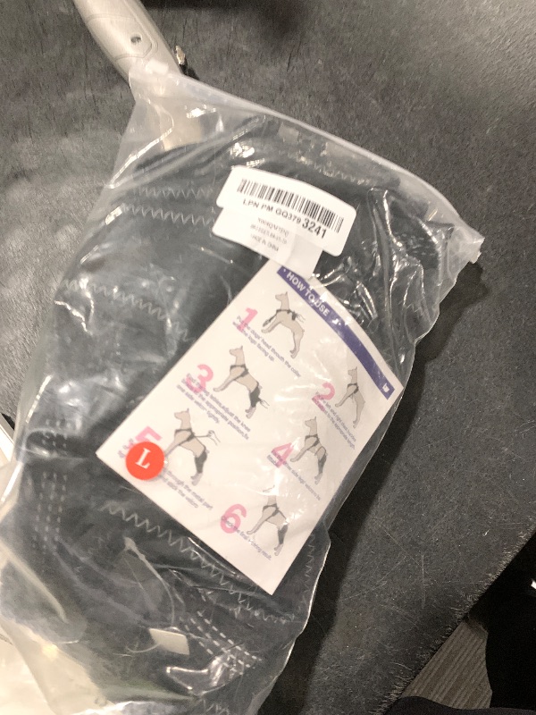 Photo 1 of TIPOOP Dog Knee Brace for ACL/CCL Injuries,Torn Ligament,Luxating Patella - Rear Leg Support,Pain Relief,Joint Warmth,Right Legs,Black,Size:L