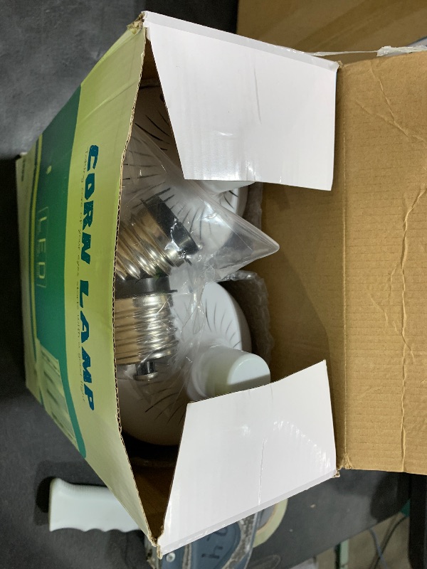 Photo 1 of XYCN 2 Pack 300W Corn LED Light Bulb Fanless,5000K Daylight(3000 Watt Equivalent) E26/E39 Large Mogul Base LED Cob Lamp 44,000LM for Outdoor Indoor Garage Warehouse Factory Workshop Street Backyard
