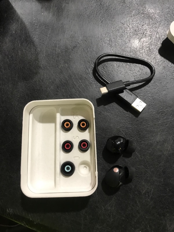 Photo 1 of Sony WF-1000XM6 The Best Truly Wireless Noise Cancelling Earbuds (2026 Model), Bluetooth in-Ear Headphones, with Studio-Quality Sound, Up to 24 Hours of Battery Life, Black