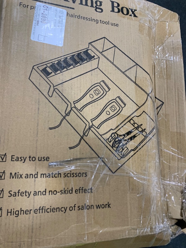 Photo 1 of Hedume Hair Salon Styling Tools Organizer with Anti-Slip Mat, Detachable Multifunctional Stylist Tool Tray Organizer for Hair Brush, Combs, Clips, Scissor, Shaver, Clippers, Trimmers & Other Tools