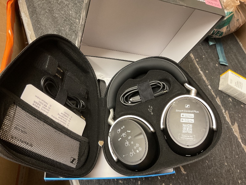 Photo 1 of Sennheiser HDB 630 Wireless Over-Ear Headphones - Hi-Res Audiophile Sound, Adaptive Noise Cancellation, Parametric EQ, 60 Hour Battery Life, Includes USB-C Low-Latency Bluetooth Adapter - Black