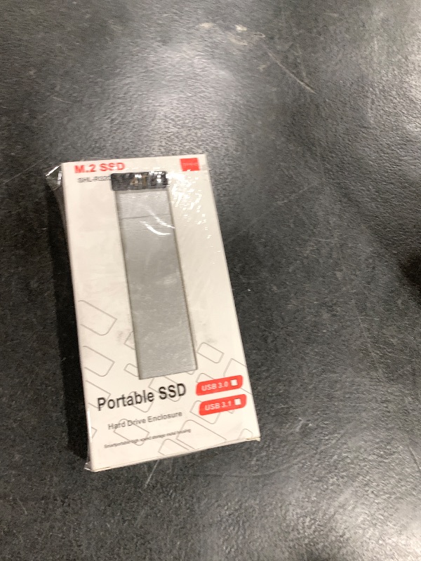 Photo 1 of 4TB Ultra-Thin Portable Solid-State Drive, USB3.0 to Type-C External Computer Drive, Suitable for PC, Mac, Game Console, and Storage, Silver