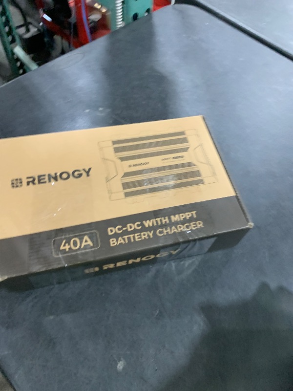 Photo 1 of Renogy DC to DC Charger with MPPT 12V 40A Solar Input - 670W Dual Charging Car Battery Chargers for RV Marine Camping Compatible with LiFePO4 Gel Flooded and Sealed Lead Acid Batteries