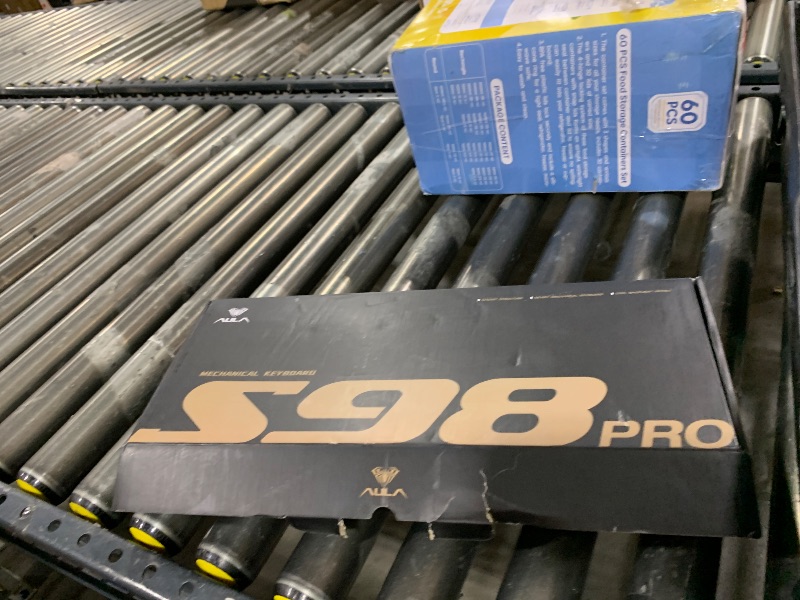 Photo 1 of AULA S98 Pro Wireless Mechanical Keyboard with Screen & Knob,2.4GHz/USB-C/BT5.0 Hot Swappable Creamy Keyboard,Pre-lubed Linear Switches,Side Printed PBT Keycaps,RGB Backlit Gaming Keyboards