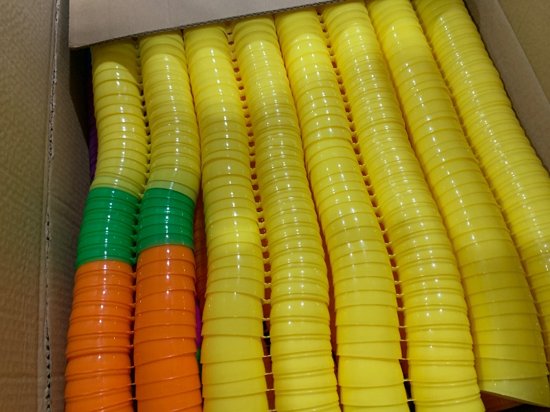 Photo 1 of 1000 Pack Colorful Fillable Easter Eggs with 6 Surprise Golden Eggs, 2.4 Inch Plastic Easter Egg Empty for Easter Hunt Party Favors Easter Basket Stuffers Fillers Classroom Prizes for Kids Boys Girls