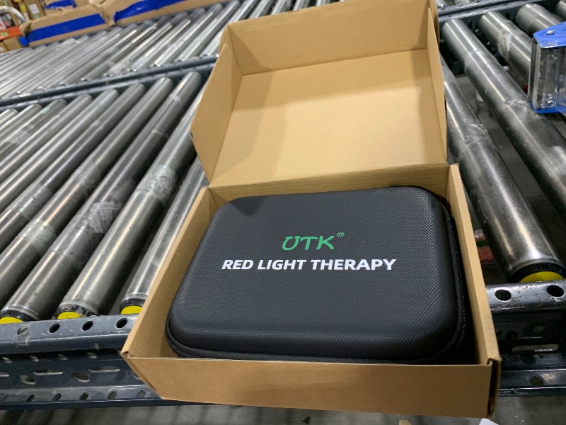 Photo 1 of UTK Handheld Blue & Red Light Therapy Device with 4 Wavelengths (470/660/850/940nm), Near Infrared Red Light Deeply Pain-Relief, Red Light Therapy for Body & Face, Portable Gift for Women
