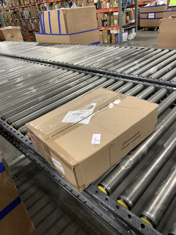 Photo 1 of ?Upgraded? Dimmable Floor Lamp, 1000 Lumens LED Edison Bulb Included, Arc Floor Lamps for Living Room Modern Standing Lamp with Linen Shade, Tall Lamp for Bedroom Office Dining Room- Black