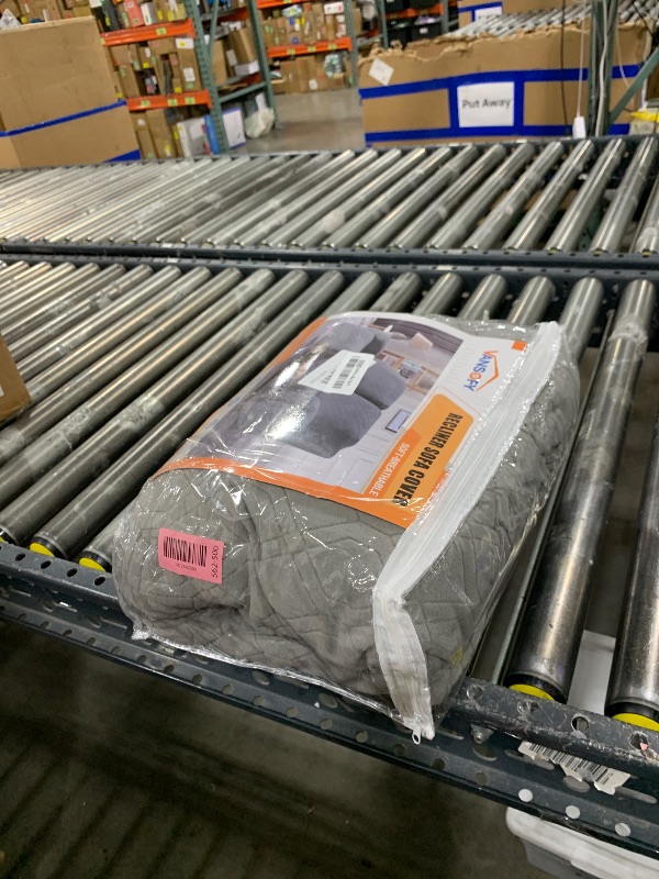 Photo 1 of VANSOFY Oversized Recliner Cover, 2-Pieces Stretch Reclining Couch Cover with Pockets Loveseat Sofa Slipcovers Soft Washable Furniture Protector for Dogs Cats(Light Gray)