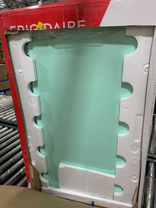 Photo 1 of Frigidaire Retro Compact Refrigerator with Chiller, 3.2 cu ft Countertop Fridge, Built-In Bottle Opener, Rounded Corners, Premium, for Office, Bedroom, Dorm Room, Cabin, 18.5D x 20W x 31.5H (Mint)