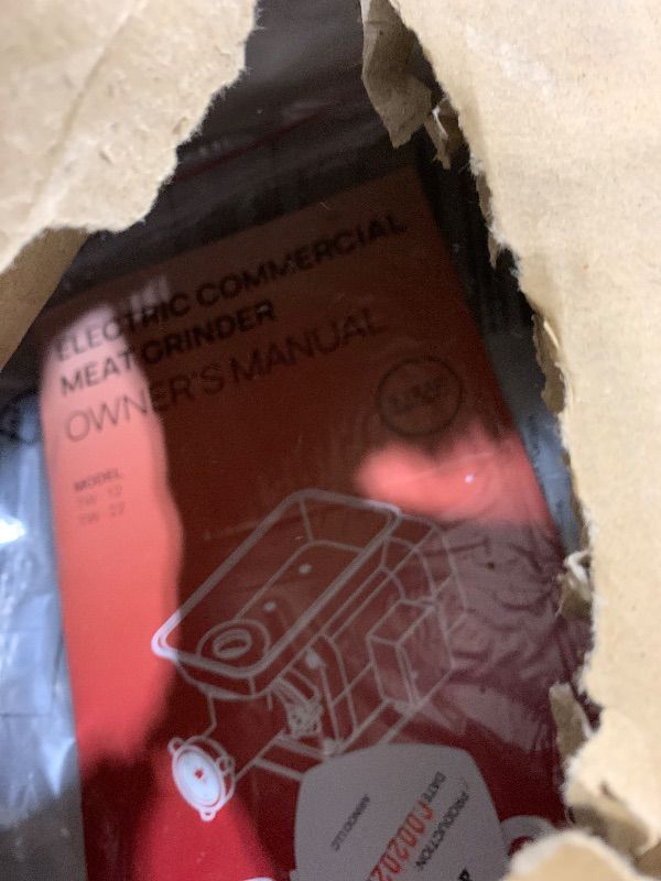 Photo 1 of ARINOO MEAT GRINDER MODEL TW-22--SEE STOCK PHOTO FOR REFERENCE