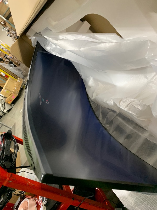 Photo 1 of MAJOR DAMAGE---------------------------SELLING FOR PARTS ONLY--------------------------------------------SAMSUNG 49-inch Odyssey G9 (G91F) DQHD, 144Hz, Curved Gaming Monitor, Ultra-Wide 32:9 Screen, DisplayHDR 600, AMD FreeSync™ Premium Pro, Ergonomic Sta