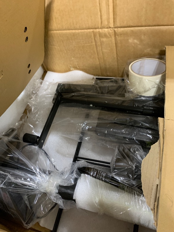 Photo 1 of GADFISH Garage Ceiling Lift Storage Rack, Easy Lifting 85" Height 4x4 Ft Overhead Garage Storage Rack for Space Saving with Safety Lock, Suitable for 16"/24" Ceiling, 350LBS Capacity