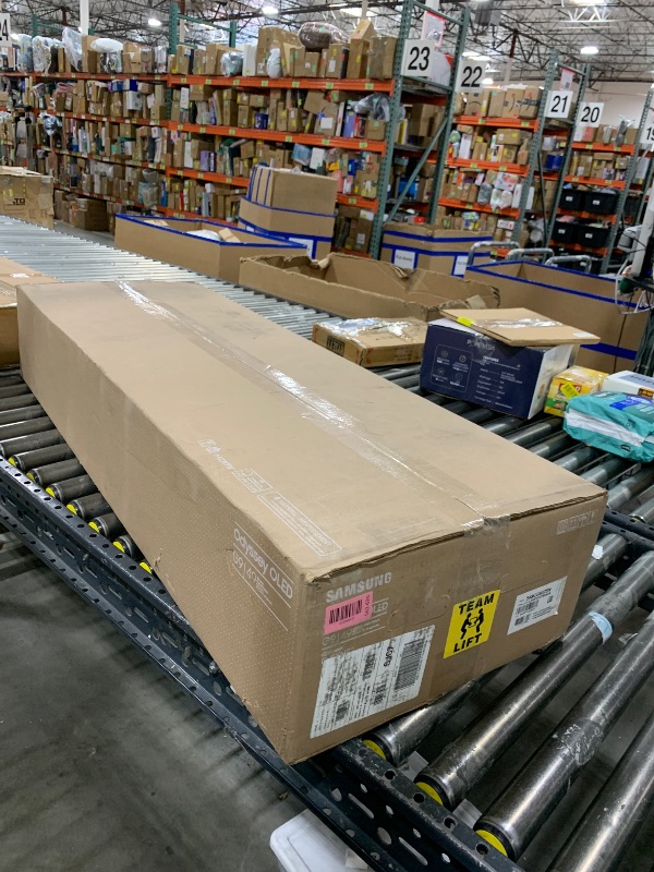 Photo 1 of Samsung 49" Odyssey G93SC Series Curved Gaming Monitor, QD-OLED, 240Hz, 0.03ms, DQHD, G-Sync Compatible, FreeSync Premium Pro, Adjustable Stand