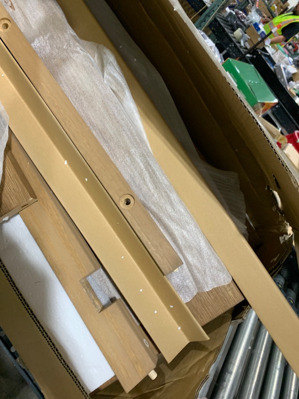 Photo 1 of Plank+Beam 72 Inch Farmhouse Dining Table, Solid Wood Rustic Kitchen Table, Large Wooden Rectangular Dinner Table for Dining Room, Home Office, Living Room Furniture, Easy Assembly, Pecan Wirebrush