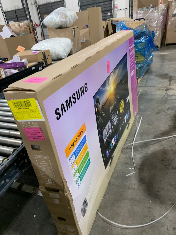 Photo 1 of Samsung 85-Inch Class Crystal UHD U8000F 4K Smart TV (2025 Model) Endless Free Content, Crystal Processor 4K, MetalStream Design, Knox Security, Alexa Built-in