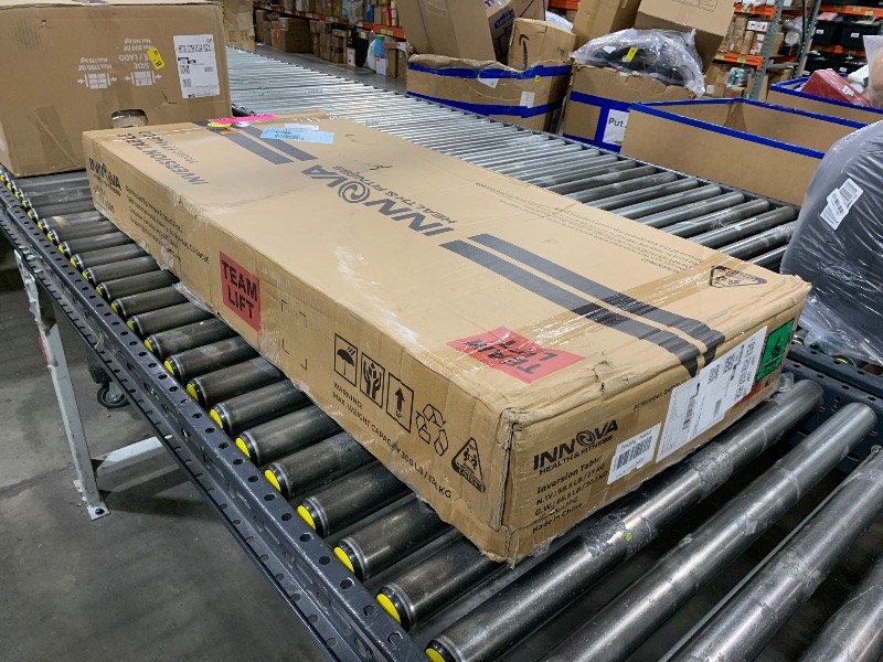 Photo 1 of INNOVA HEALTH AND FITNESS ITM4800 Advanced Heat and Massage Inversion Table,Black/ Blue / Gray