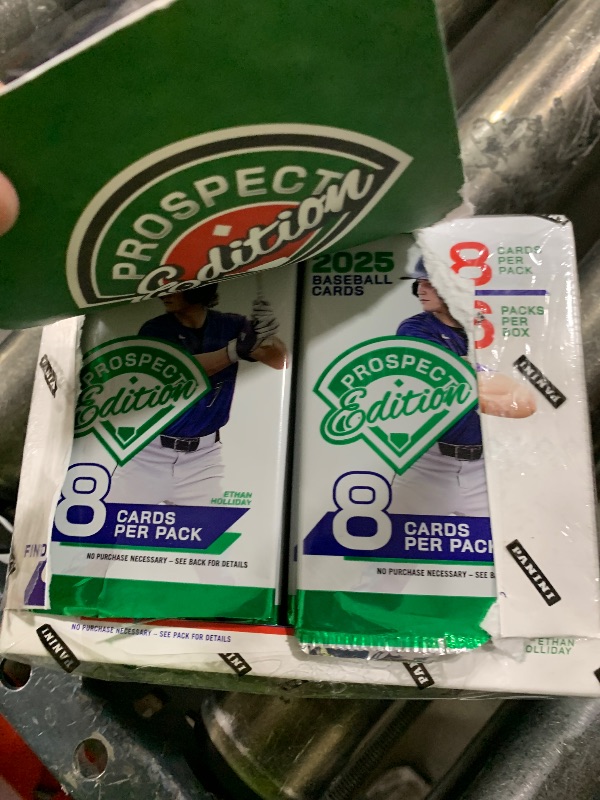 Photo 1 of 2025 Panini Prospect Edition Baseball Hobby Trading Card Box (4 Autographs Per Box)