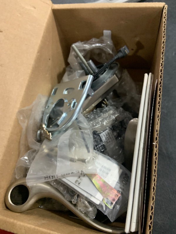 Photo 1 of Kwikset Smartcode 912 Z-Wave Plus Keypad Lever Deadbolt Door Lock, One-Touch Locking, and Auto-Lock Enabled with Reversible Tustin Levers and SmartKey Security, Satin Nickel