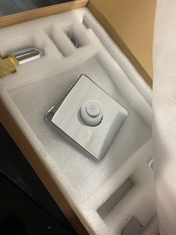 Photo 1 of Heable Shower Faucet Set Chrome, Single Function Shower Trim Kit with Rough-in Valve Bathroom Luxury Rain Shower Set Rainfall Shower System with Square Stainless Steel Metal Showerhead