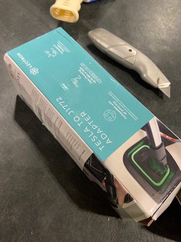 Photo 1 of Lectron NACS to J1772 EV Charging Adapter - Compatible with Tesla Wall Connectors, Destination Chargers, & Mobile Connectors (80A, 240V) - for J1772 Electric Vehicles - UL 2252 Certified (Black)