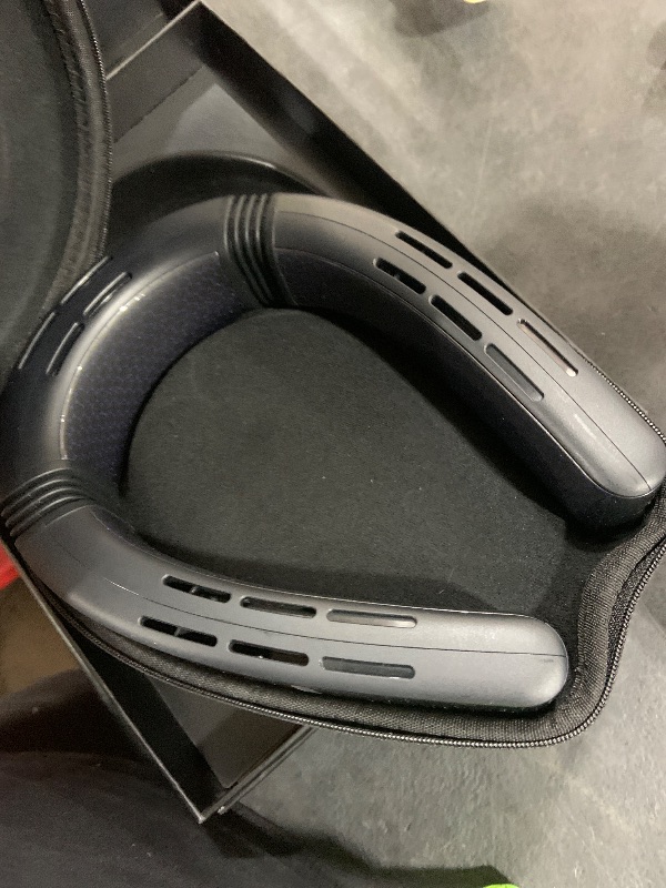 Photo 1 of TORRAS 2026 COOLiFY Cyber Fold AI Neck Air Conditioner, Ultimate Cooling Max Cooling Area Neck Fan, Adjustable Strong Wind Neck Cooler for Neck & Face, Rechargeable Portable for Travel Outdoor, Black