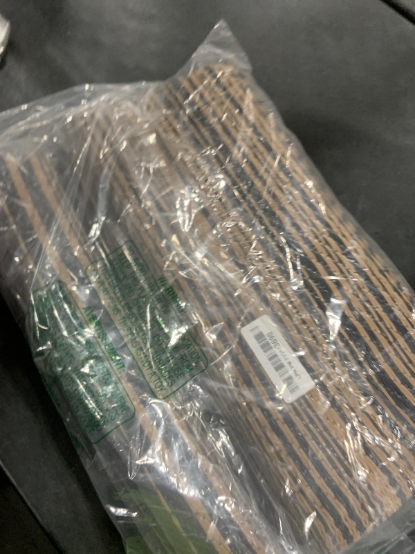 Photo 1 of GENIMO Outdoor Rug Waterproof for Patio Decor Reversible Plastic Straw Floral Camping Carpet, Large Area Rugs Mats for RV, Camper, Deck, Balcony, Porch, Beach, Picnic, Mix-Black & Brown size unknown